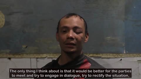 Colombian Mercenary Angel Cardenas Montilla interrogated In Ukraine