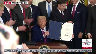 FULL SPEECH: President Trump Signs Bill Stopping Mandatory EVs - 6/12/25