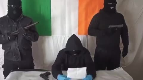 Irish Republicans delivered a message to the culprits