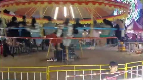Night Market Water Wave Action