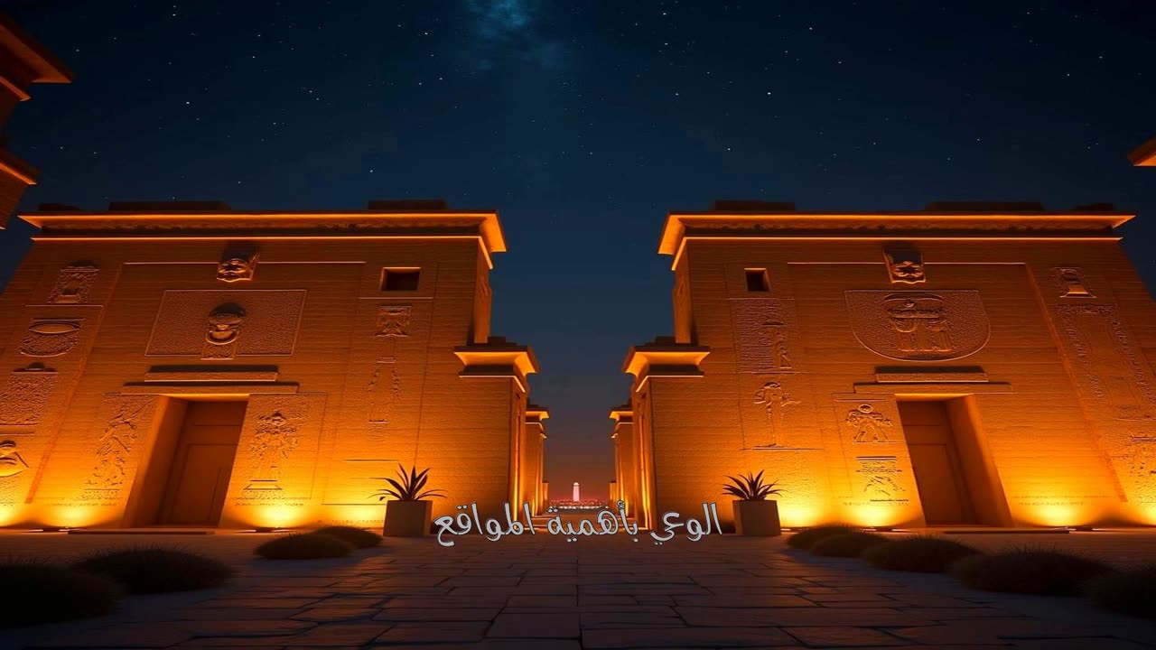 معبد الكرنك: أسرار إضاءة سنوية ✨ #كرنك #مصر #معابد