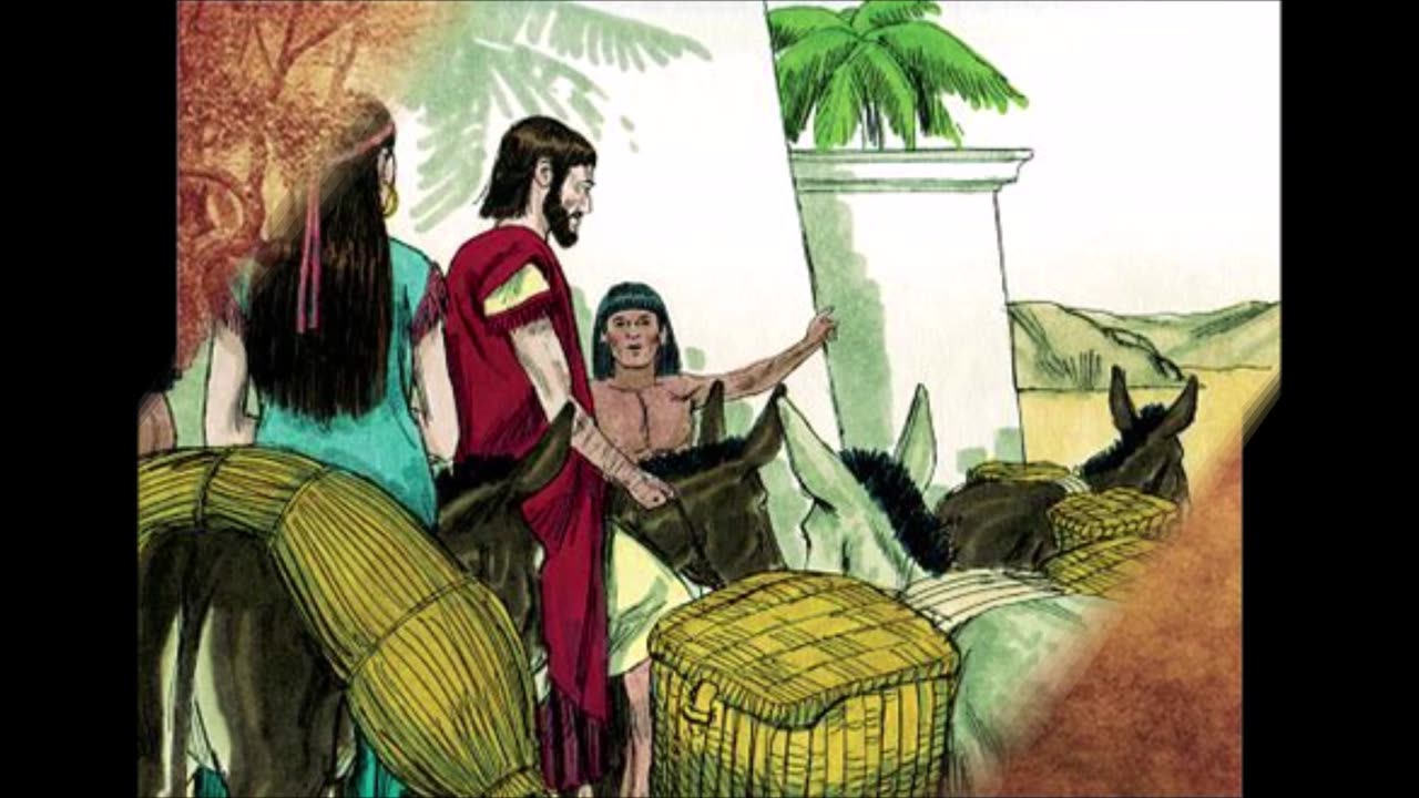 Abram leaves Egypt after being rebuked by Pharaoh.