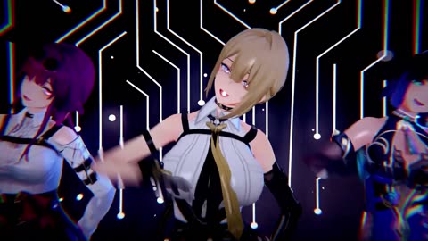 Sticky Sticky Queen MMD / Evelyn, Yelan, Kafka, Astra Yao