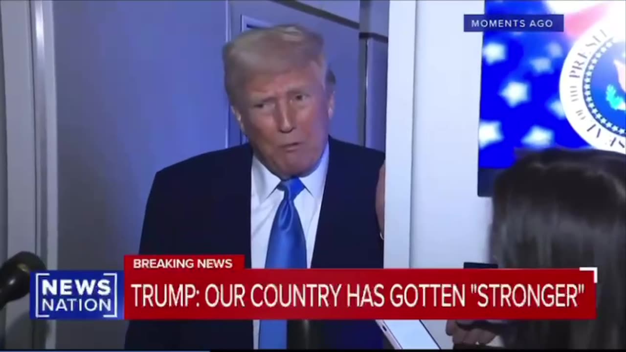 President Trump in full control of the media on AF1