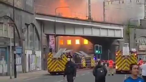 MASSIVE FIRE IN MANCHESTER