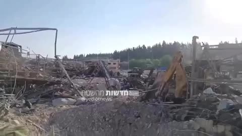 The extensive destruction following the IDF attack in southern Lebanon