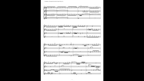 J.S. Bach - Well-Tempered Clavier: Part 2 - Prelude 15 (Flute Quartet)