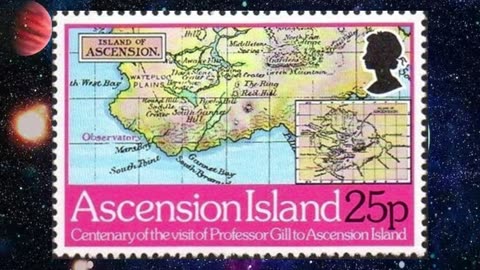Astronomy and Space Stamps - Ascension - Part 1