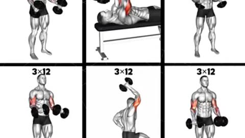 Trending: 9 Powerfull Dumbbell Arm Workout to Transform Upper Body| #workout #ar