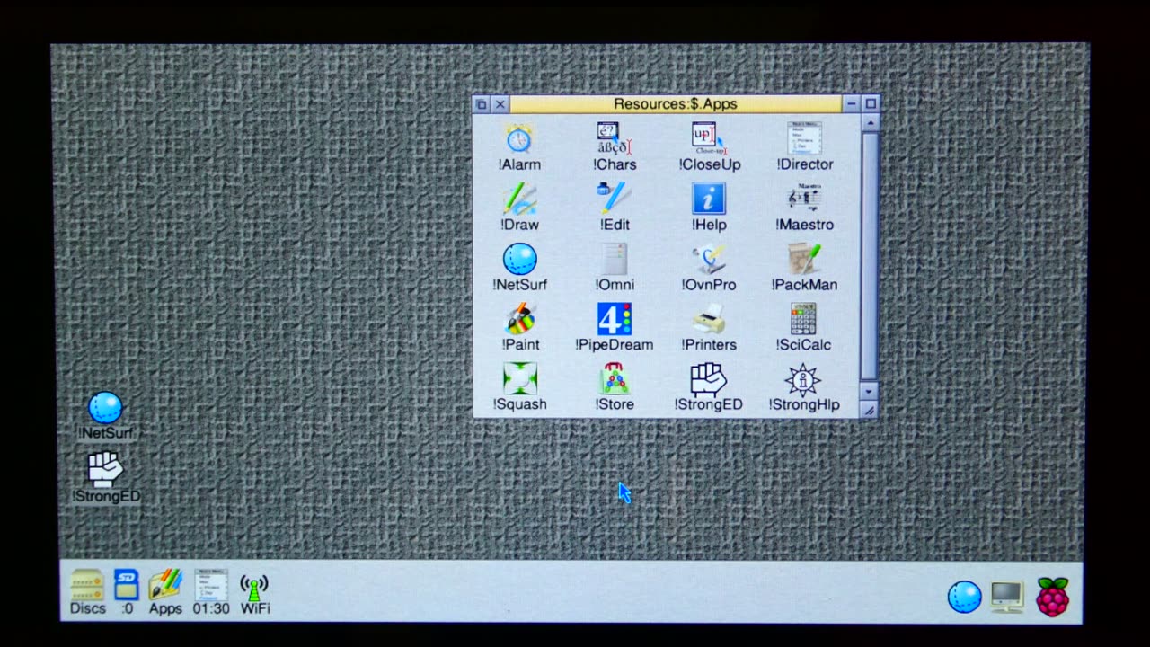 RISC OS on Raspberry Pi 0