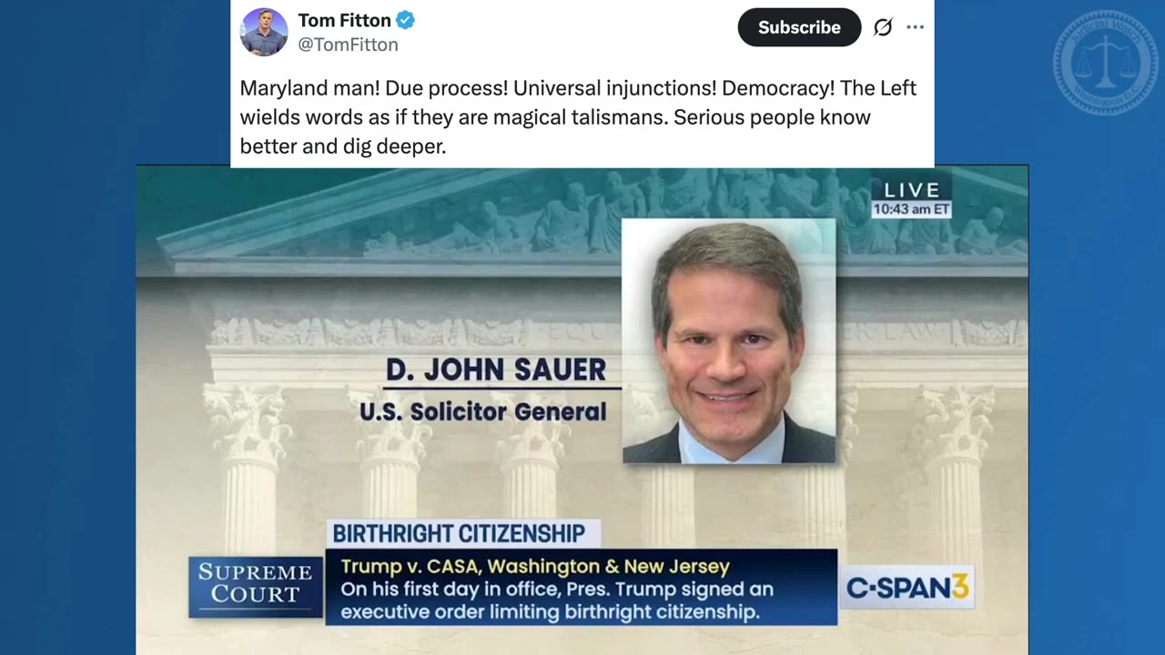 ONE JUDGE OVERRIDES PRESIDENT⁉️ Judicial Watch