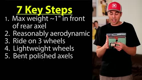 EASY Pinewood Derby Car WINS using Science!!!