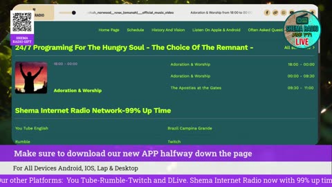 Shema Internet Radio Live Daily Stream