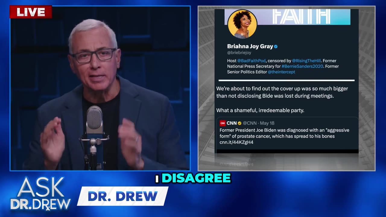 Dr. Drew Gives Eye-Opening Take On Biden's 'Sudden' Diagnosis