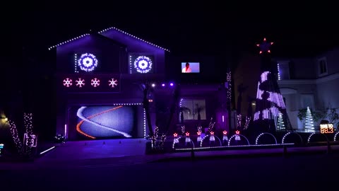 A Star Wars Christmas Lightshow..The neighbors asked for "bigger" so we did this..