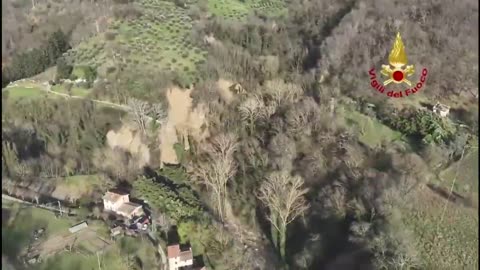 Firenze - MALTEMPO. MUGELLO, IERI EVACUATE 12 PERSONE CON ELICOTTERO (17.03.25)