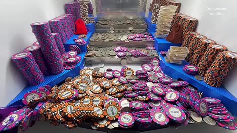 Finally returned the $500/$1000 chip high limit coin pusher
