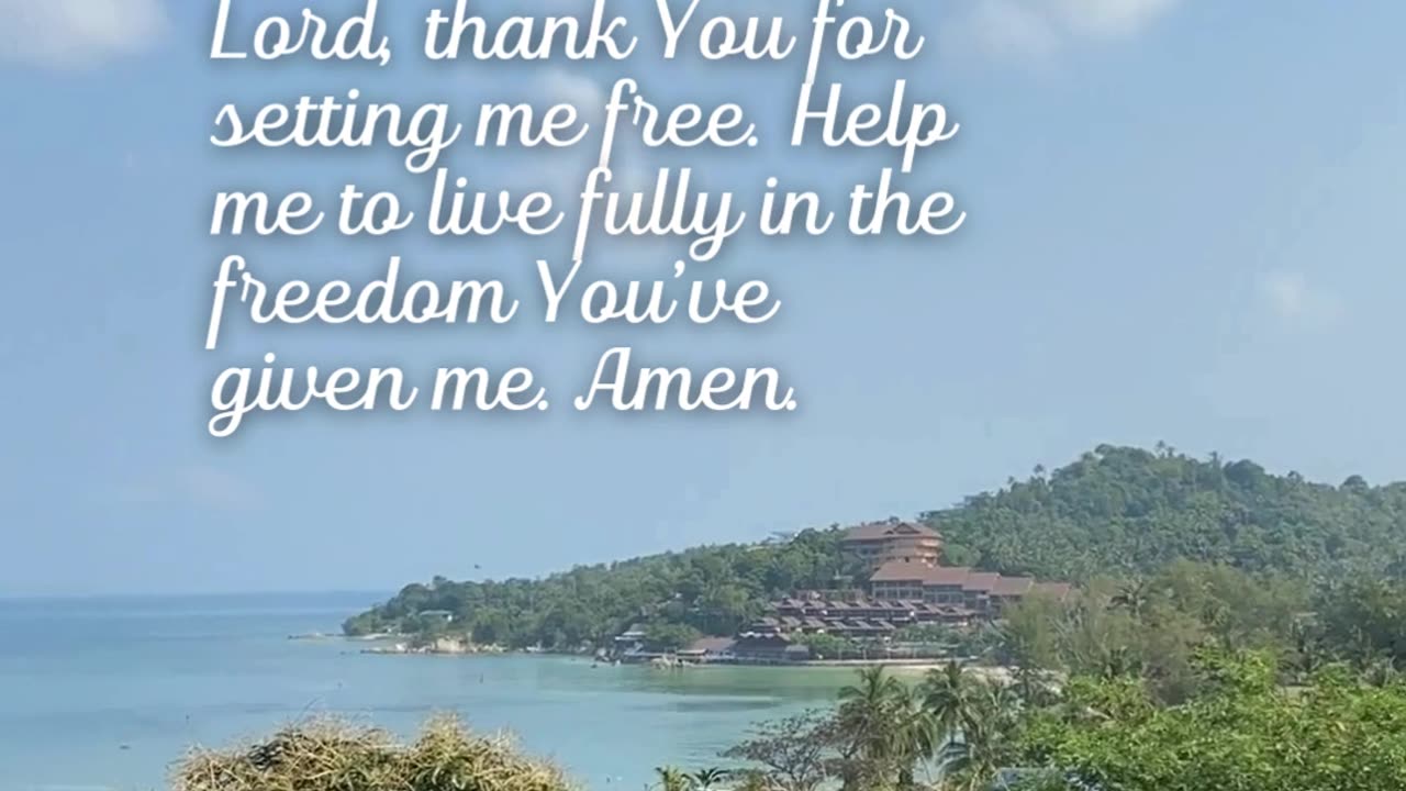 In Jesus, there’s freedom like no other. 🌿