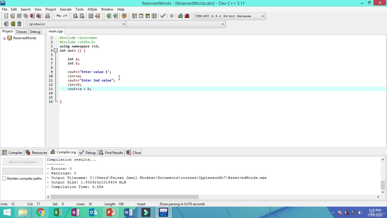 Become a C++ Expert-007 Lesson-no-7