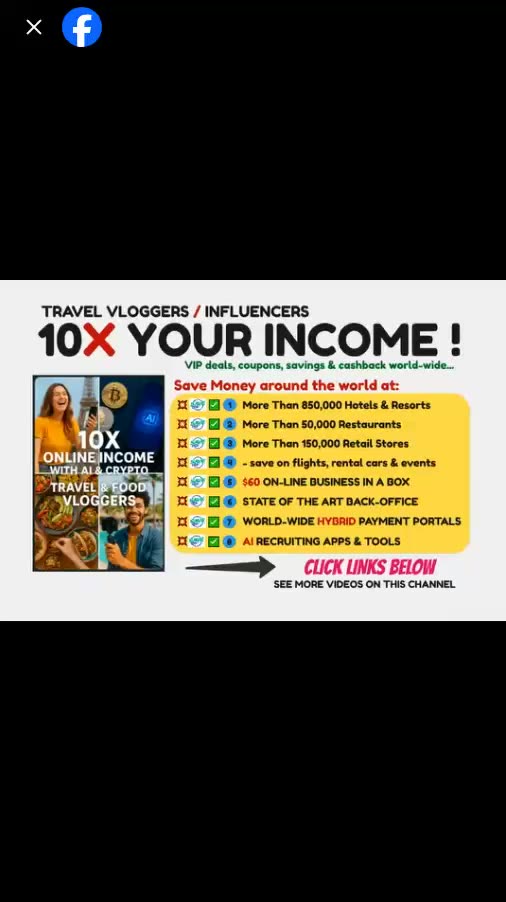 SAVE CLUB - TRAVEL & FOOD VLOGGERS 10X YOUR INCOME USING AI & CRYPTO (JOIN NOW) TOP TEAM ROB BUSER