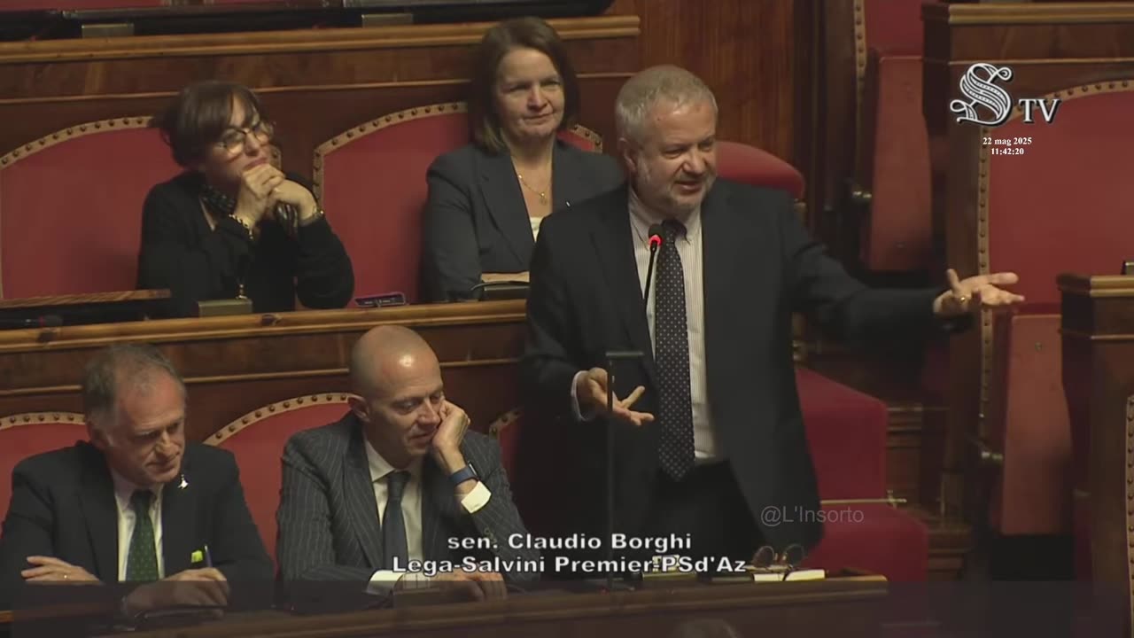 Claudio Borghi Aquilini Intervento su PNRR 22-05-2025