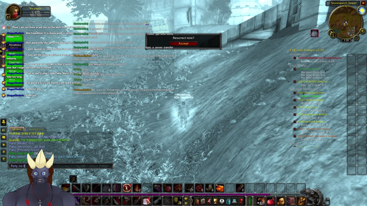 More questing and leveling today
