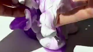 Mixing WATER SLIME and CLAY...😳