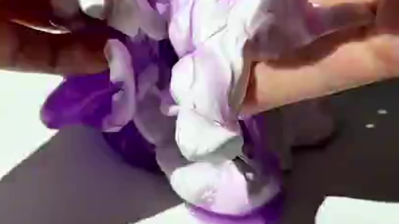 Mixing WATER SLIME and CLAY...😳