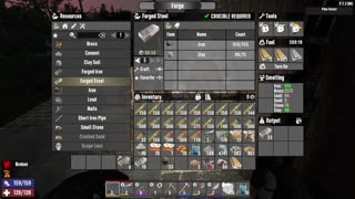 Let's play some 7 Days to Die lets some Resources gathered and being made