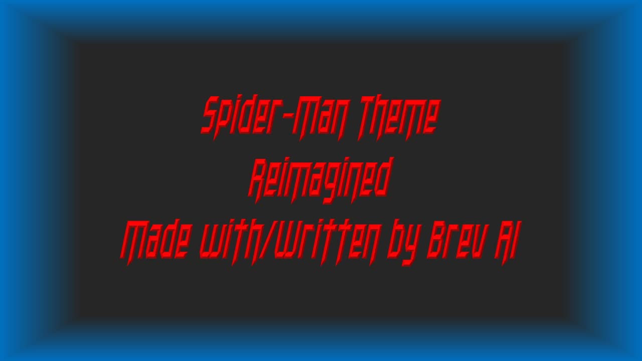 Spider-Man Goes Dark... theme song
