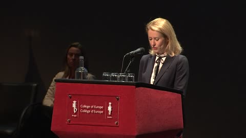 Kaja Kallas Inspires Future EU Leaders at College of Europe | EU Politics | Amaravati Today
