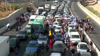 Israeli protesters push for end to Gaza war amid call for strike