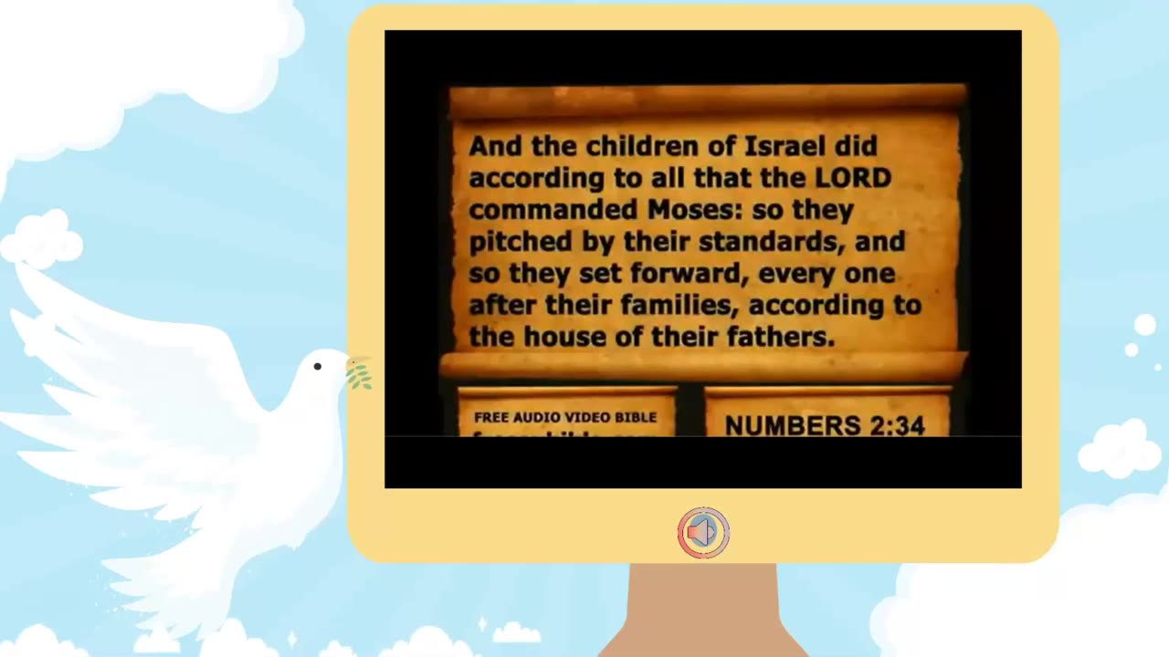 Audio-Video Bible KJV Numbers Chapter 2