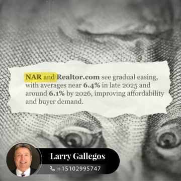 Experts Predict Mortgage Rates to Ease to Nearly 6% by 2026