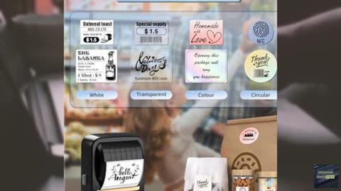 NDYIN Label Makers, Label Maker Machine with Tape, Bluetooth Label Maker, Portab