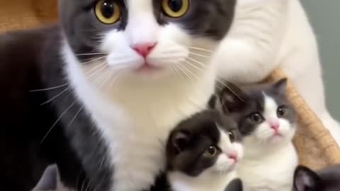 Family of cats – pure love! 🐱❤️