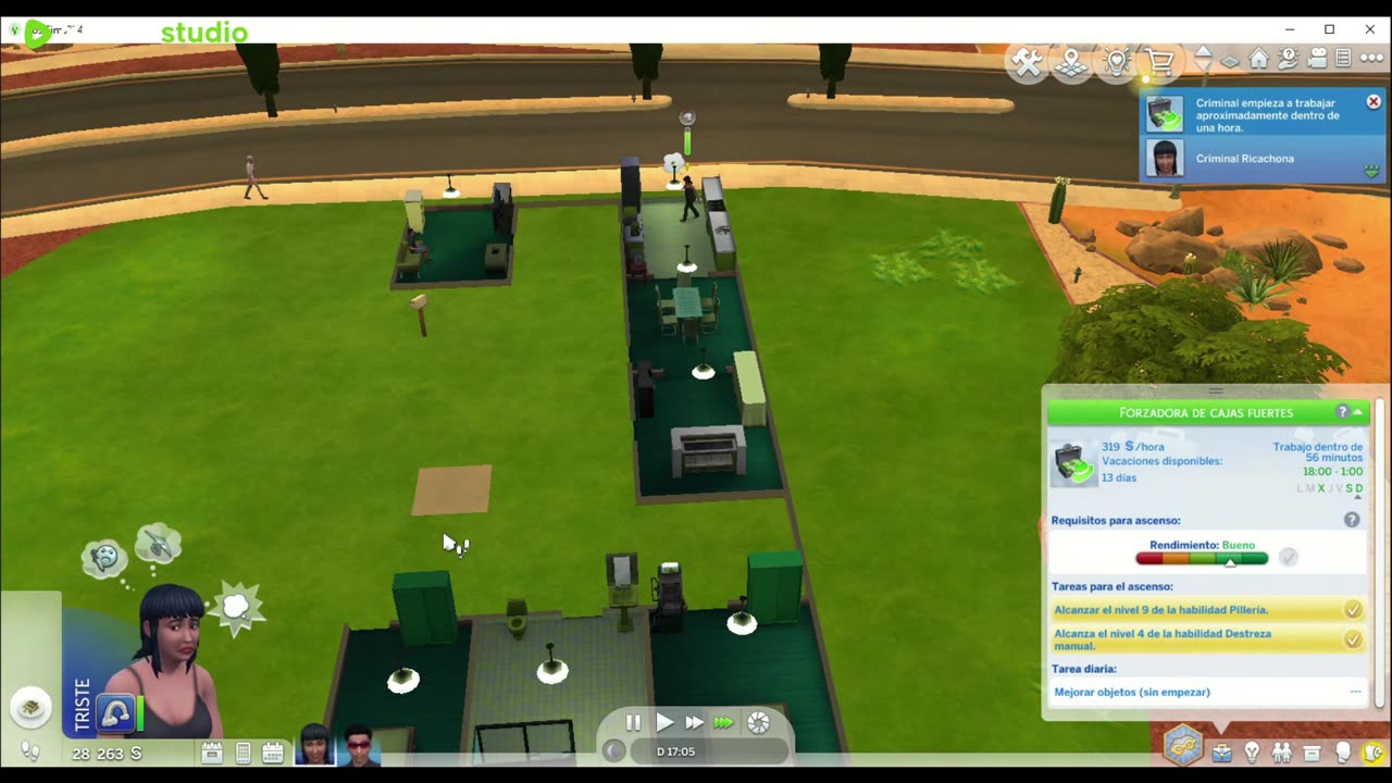 Sims 4 reto casas y profesiones