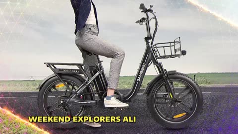 Samebike C05 Pro Folding Electric Bike 36V 13Ah Battery 20" x 4.0 Fat Tire Electric Bike