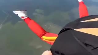 Instructor saves skydiver MID AIR that could not get her chute to open.