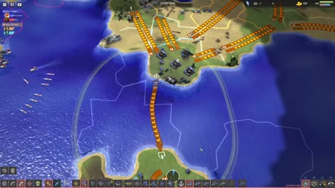 Running a Train on Them - Line War!