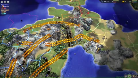 Running a Train on Them - Line War!