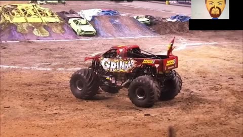 Monster Jam 2010 Crashes and Highlights (REACTION) (Part 1)