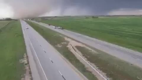 Large Tornado near Bennett CO