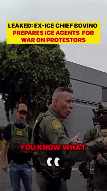 Former ICE Gestapo Chief Bovino's Leaked Video: "It's Our F***ing City"