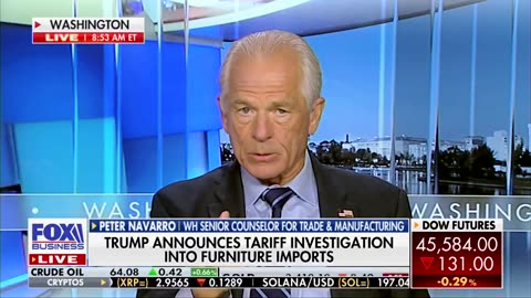 Peter Navarro: "Between textiles & furniture in N.C., China ripped the heart out of that state.
