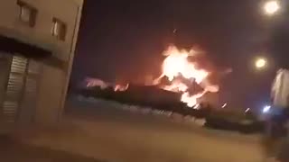 Small plane crashes into thermal power plant in Ezeiza, Argentina, causing massive explosion.