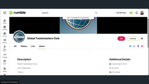 Global Toastmasters Club