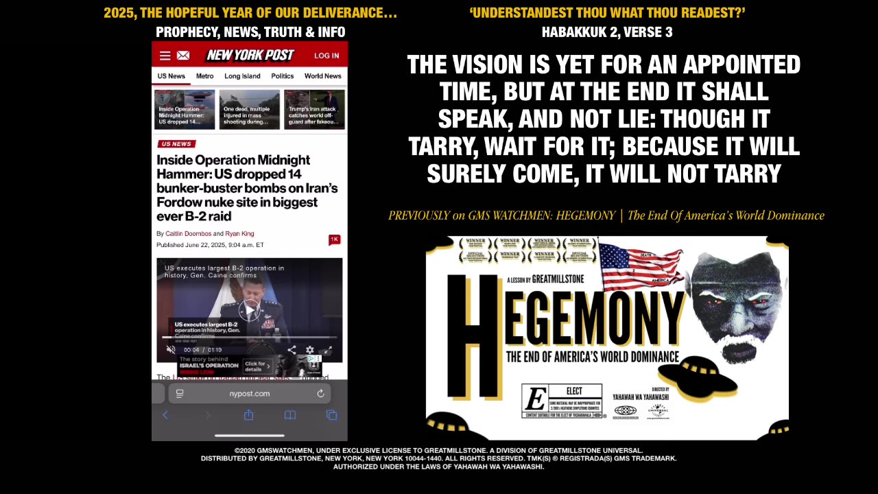 WATCH: Operation ‘Midnight HAMMER’