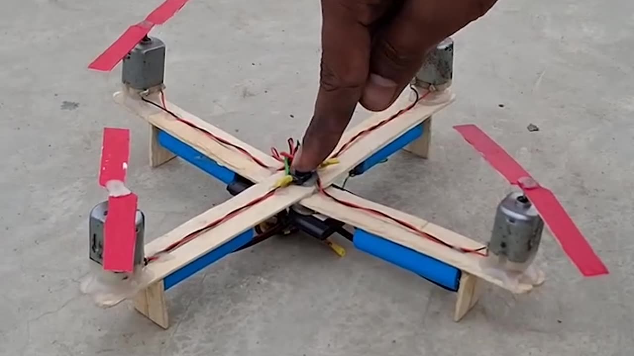 DIY Mini Drone with DC Motor | Easy Homemade Drone