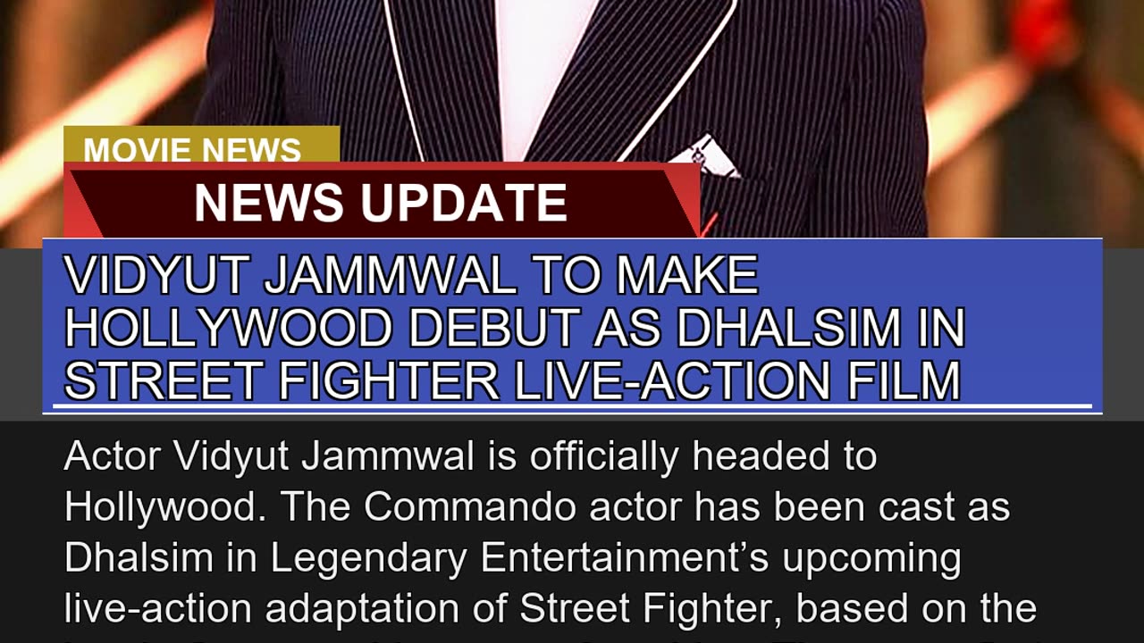 Vidyut Jammwal to Make Hollywood Debut as Dhalsim